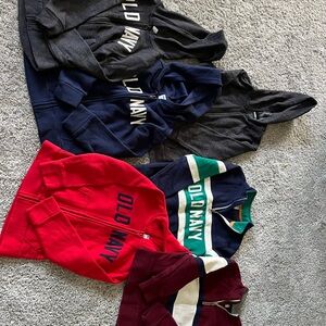Old Navy Kids Hoodies and Sweatshirts - Red, Navy, Gray, Green